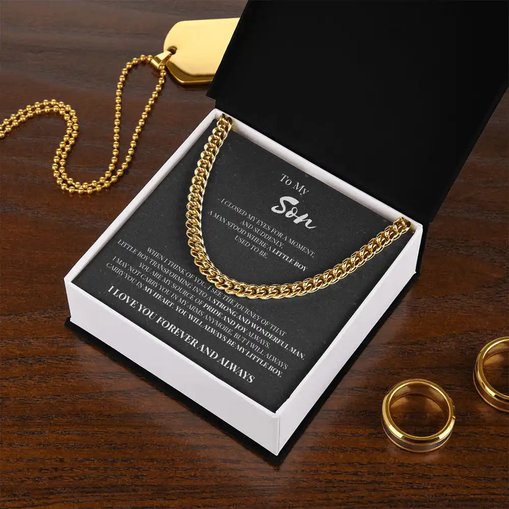 “Forever Connected” Necklace for Son