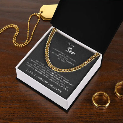 “Forever Connected” Necklace for Son