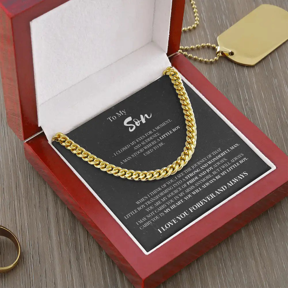 “Forever Connected” Necklace for Son