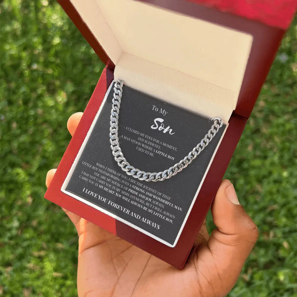 “Forever Connected” Necklace for Son
