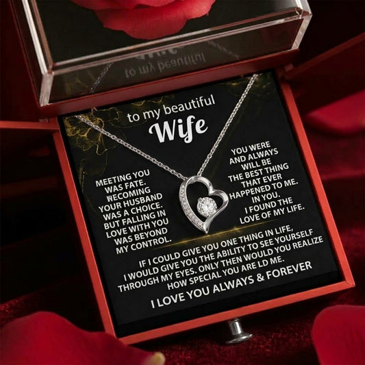 To My Beautiful Wife - I Love You Forever - [Forever Rose Box]
