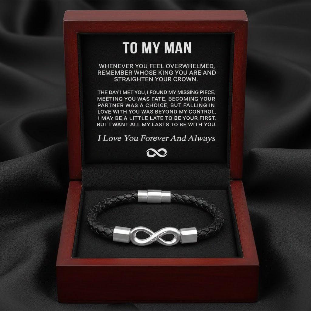 To My Man - Infinity Love Bracelet