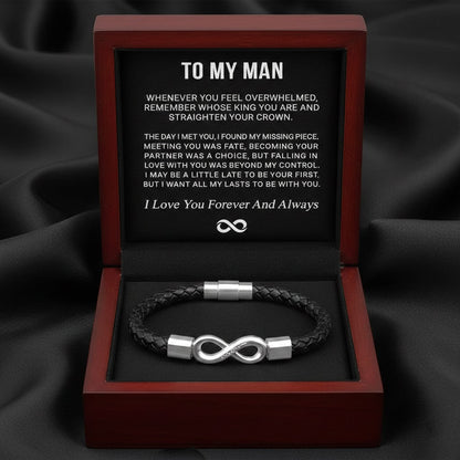 To My Man - Infinity Love Bracelet