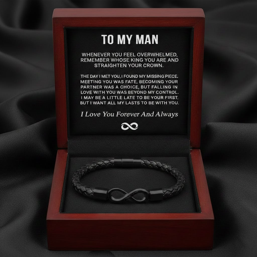To My Man - Infinity Love Bracelet
