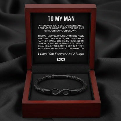 To My Man - Infinity Love Bracelet