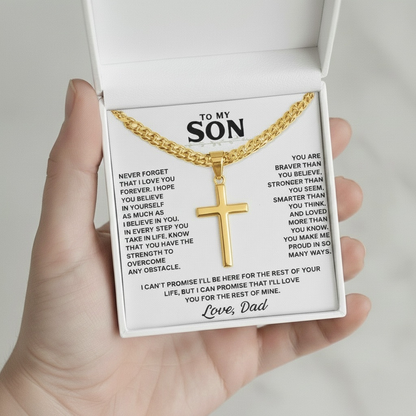 To My Son – Believe in Yourself – Gift From Dad