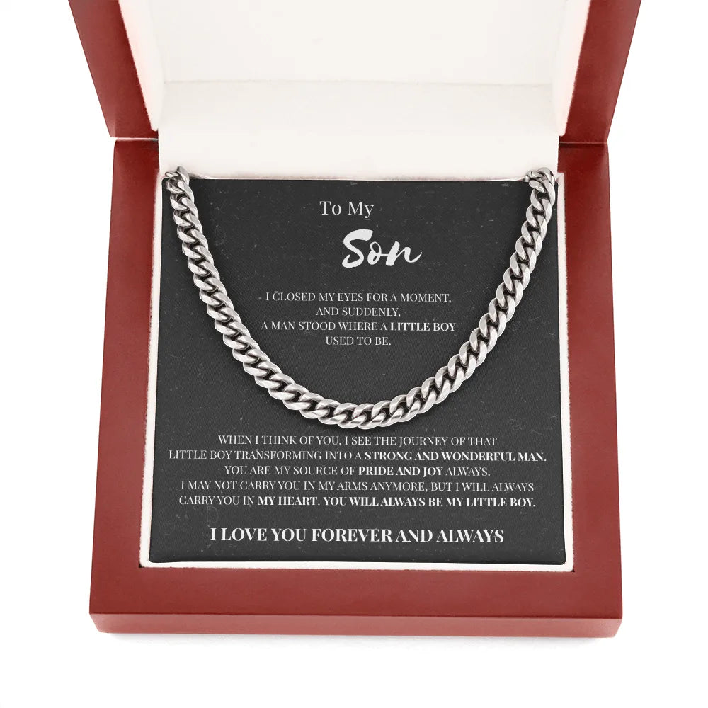 “Forever Connected” Necklace for Son