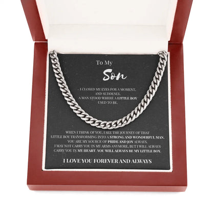 “Forever Connected” Necklace for Son